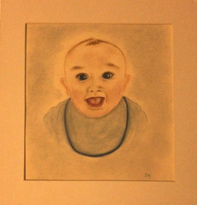 Brenda. Portrait of baby boy, 4 months, pastel pencils. 1.21.jpg
